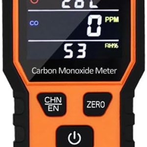 Medidor de monóxido de carbono de mano, detector de monóxido de carbono portátil alimentado por batería, probador de sensor de CO profesional con Medidor de monóxido de carbono de mano, detector de monóxido de carbono portátil alimentado por batería, probador de sensor de CO profesional con