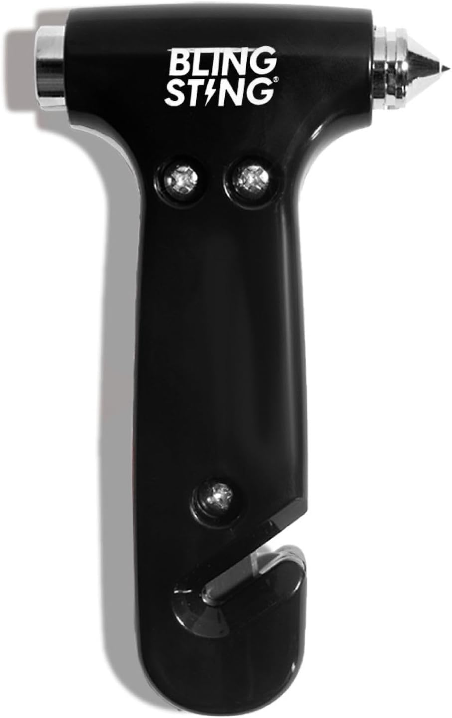 BLINGSTING Martillo de seguridad  Herramienta de martillo de escape automotriz de emergencia, cortador de cinturón de seguridad y herramienta de