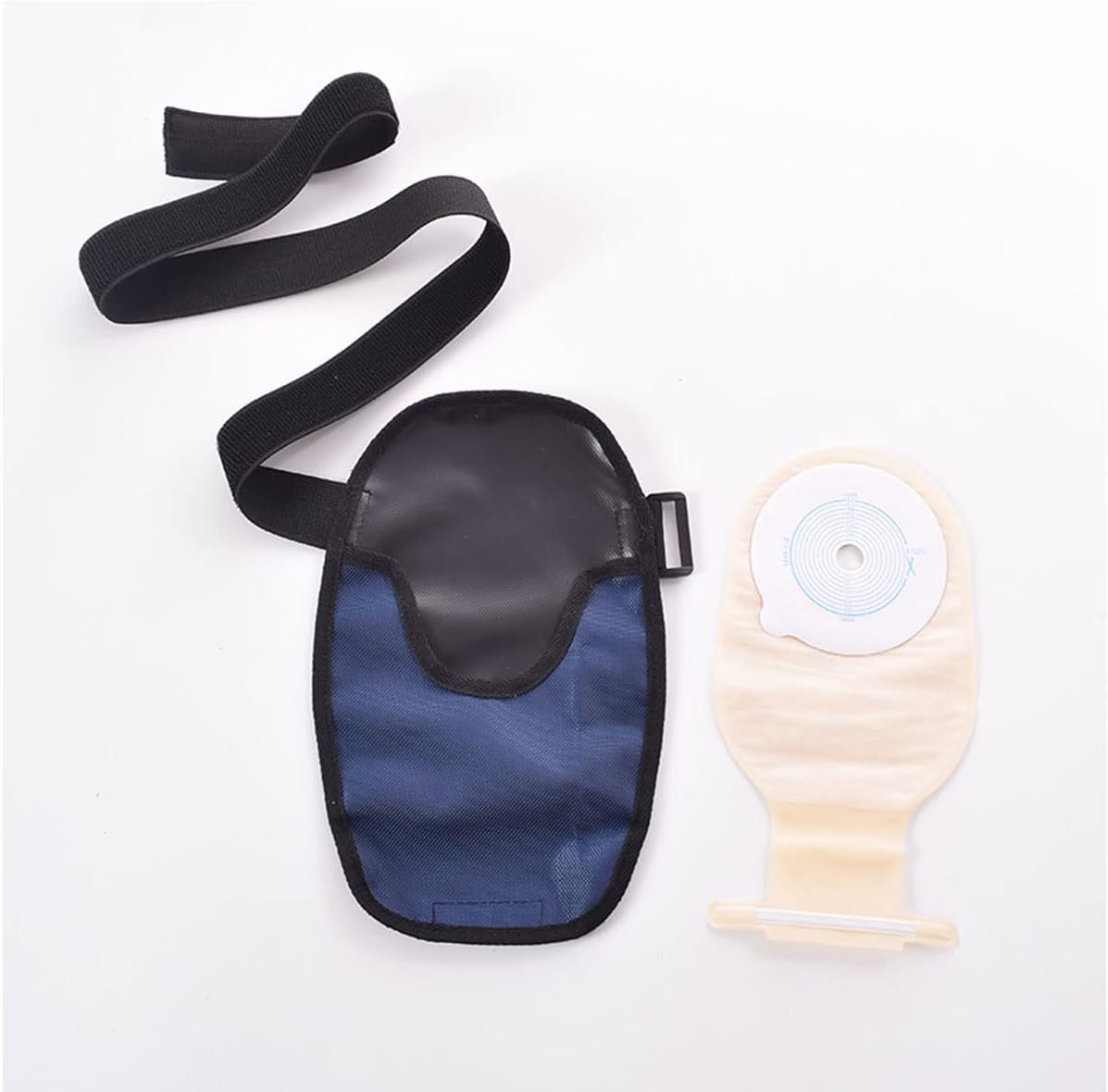 Cubierta de bolsa de ostomía impermeable cubierta universal ajustable bolsa ostomía suministros para ileostomía