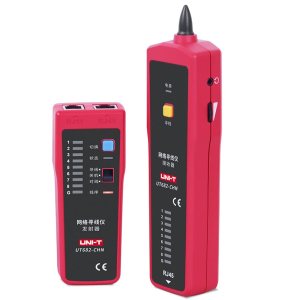 UNI-T Kit de sonda de tono de seguimiento de alambre de red Probador Línea de teléfono de mano RJ11 RJ45 Buscador de cable de alimentación UNI-T Kit de sonda de tono de seguimiento de alambre de red Probador Línea de teléfono de mano RJ11 RJ45 Buscador de cable de alimentación