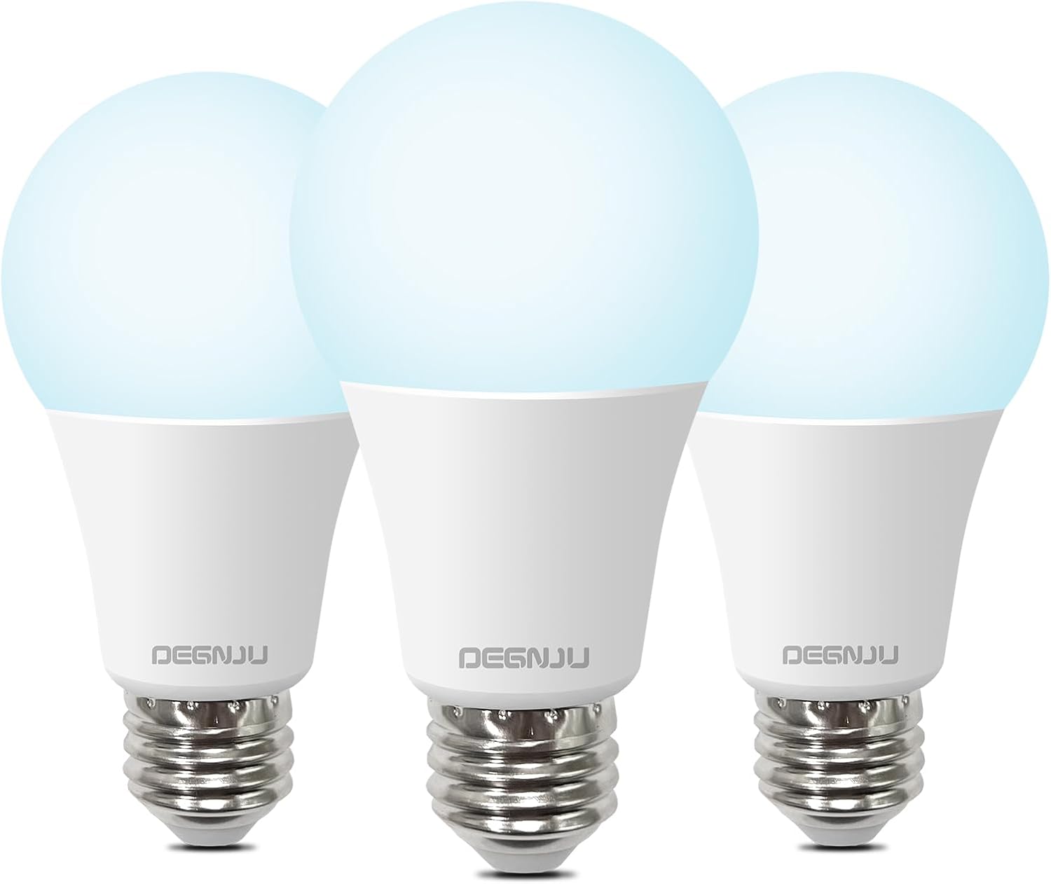 Bombillas LED de luz diurna equivalente a 100 W A19 de 5000 K, 1500 lúmenes, base E26, no regulable, blanco brillante de 13 W para dormitorio,