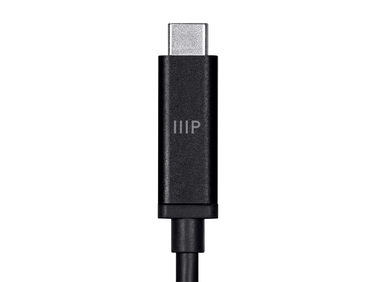 Monoprice Cable USB y Lightning – 6.6 ft – Negro  C18004GK Thunderbolt 3 (40 Gbps) Cable USB-C, soporta datos y video Dual 4K60Hz o 5K 60Hz