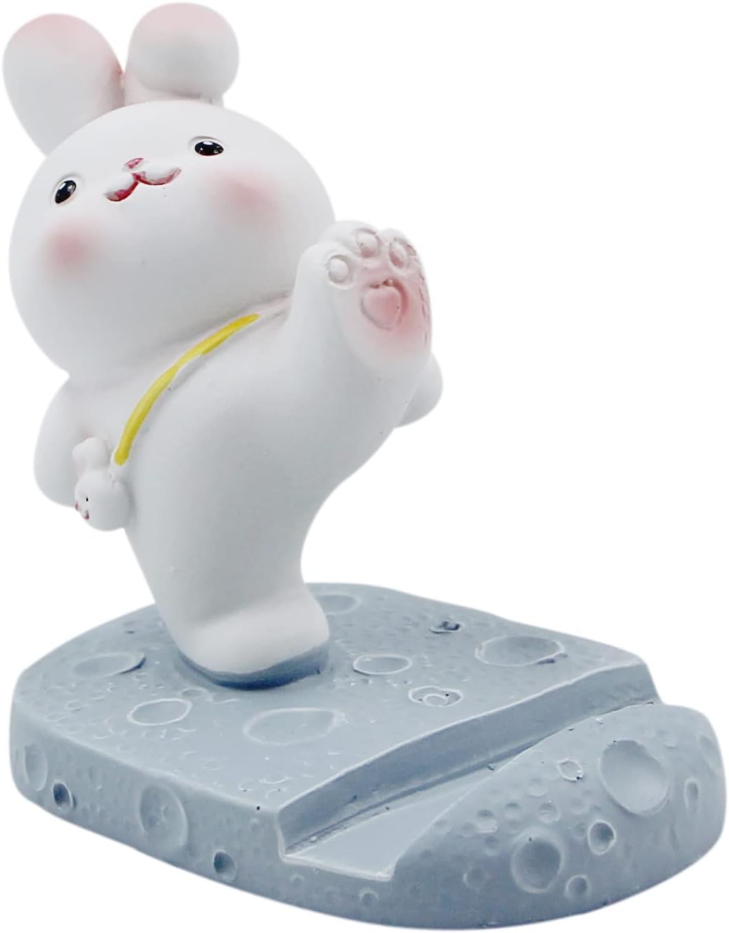 Suillty Lindo conejo animal teléfono celular soporte para escritorio Smartphone teléfono móvil soporte escritorio decoración hogar regalo
