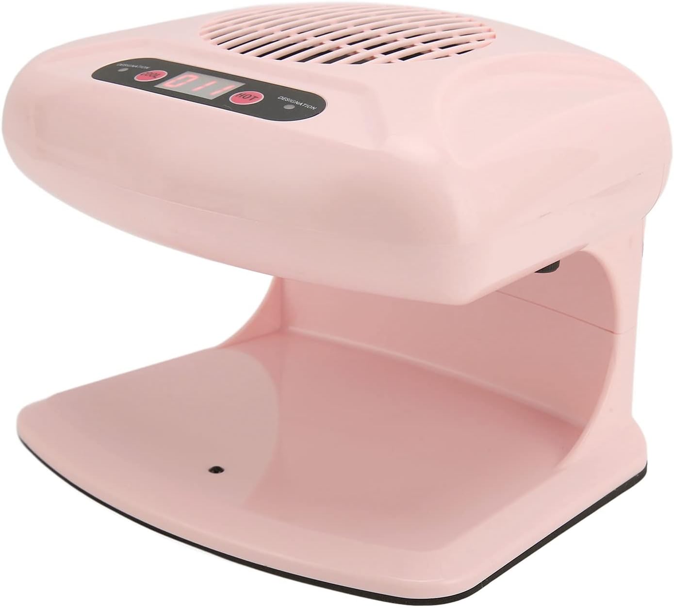 Secador de uñas de aire, ventilador de secado portátil para esmalte de uñas regular, sensor automático infrarrojo cálido y fresco, 300 W de alta