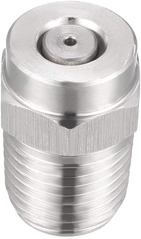 uxcell Boquilla para lavadora a presión, punta de pulverización de rosca 14NPT (0 grados, diámetro de orificio de 0.047 in)