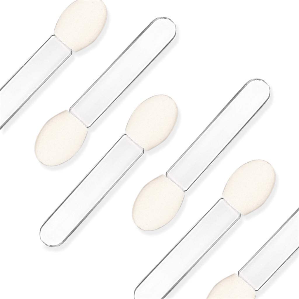 10 aplicadores de sombra de ojos, cepillo de sombra de ojos, herramientas de maquillaje, esponja, duraderas y atractivas, desechables, aplicadores
