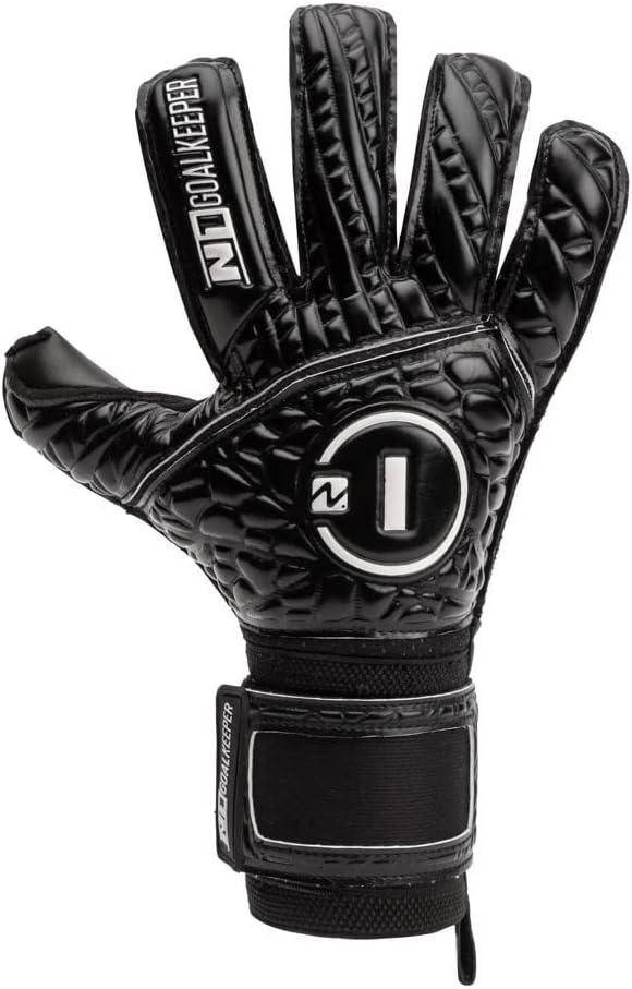 N1 Goalkeeper gloves Cronos SSG Pro. Guantes de fútbol con corte híbrido roll-negativo y látex alemán SSG Pro. Guantes de portero de fútbol, ajuste