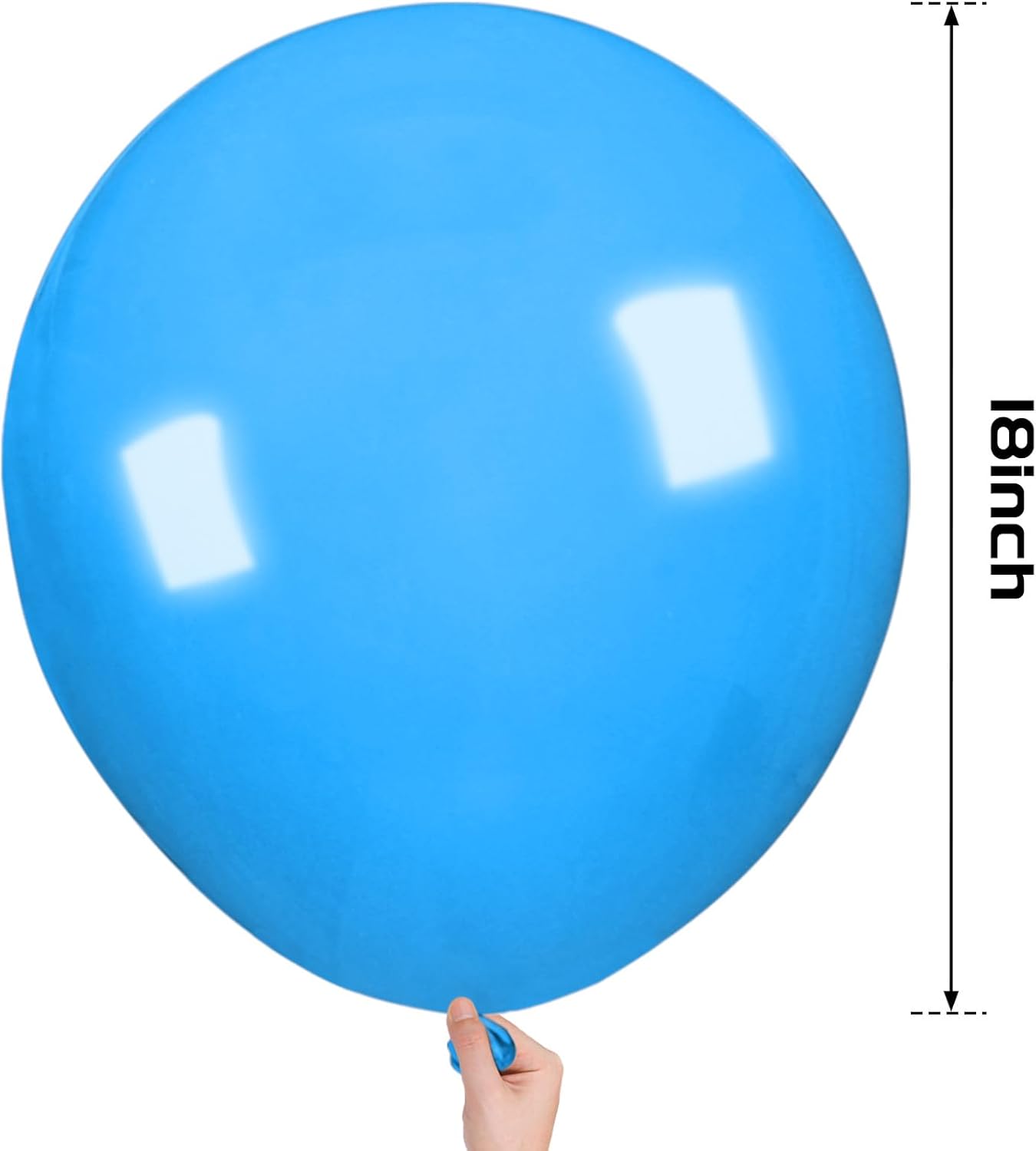 KAWKALSH 32 globos grandes surtidos, globos de látex grandes de 18 pulgadas, globos gigantes resistentes para decoraciones de cumpleaños, bodas,