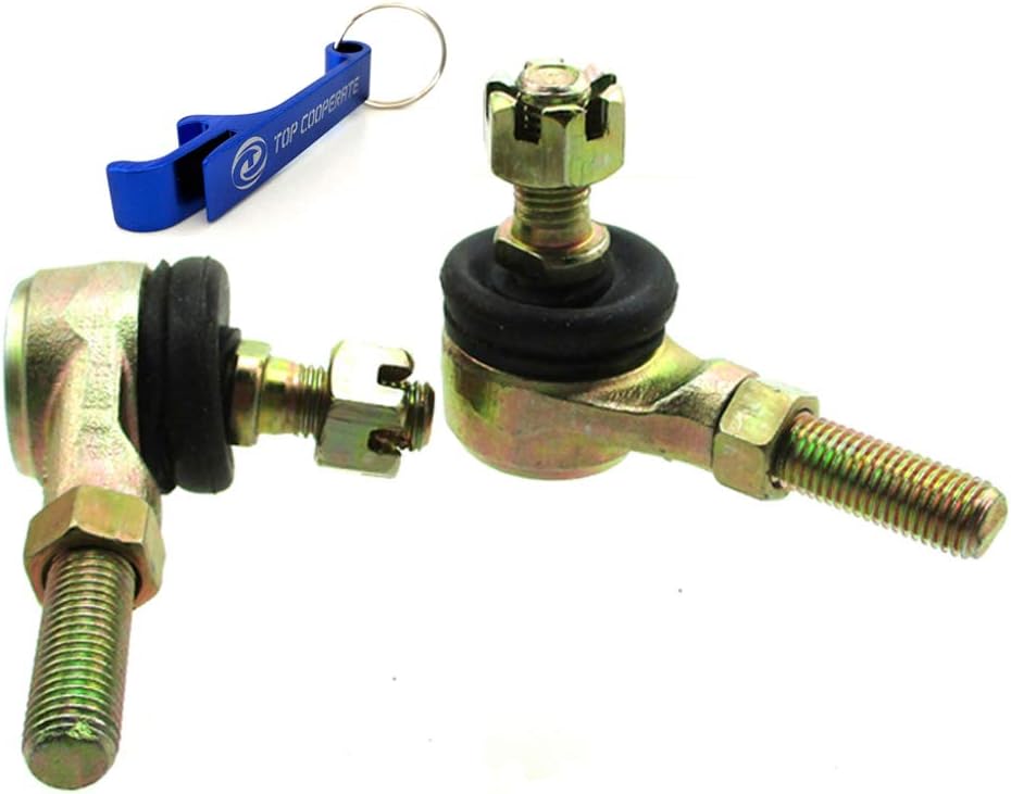 TC-Motor M10 x 1.25 pernos extremos de barra de acoplamiento de bolas izquierda y derecha para Hammerhead Trailmaster 150 150cc 150xx 150XRS Go Kart