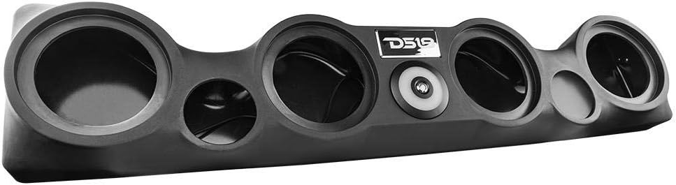 DS18 TJ-SBARBK TJ Wrangler Overhead Sound Bar System – Will Accommodate 4X 6.5 Speakers, 2X 1.75 Tweeters (Black)
