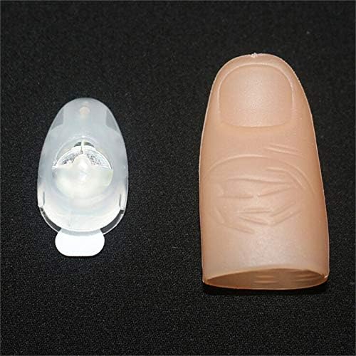 SUMAG Luces intermitentes de dedos, 2 pares, luz LED de trucos de magia accesorios para niños increíbles juguetes de brillo fantástico para niños