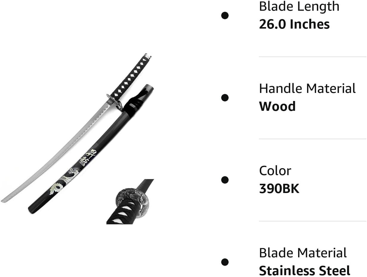 Snake Eye Tactical Espada samurái katana de dos tonos con soporte de espada gratis