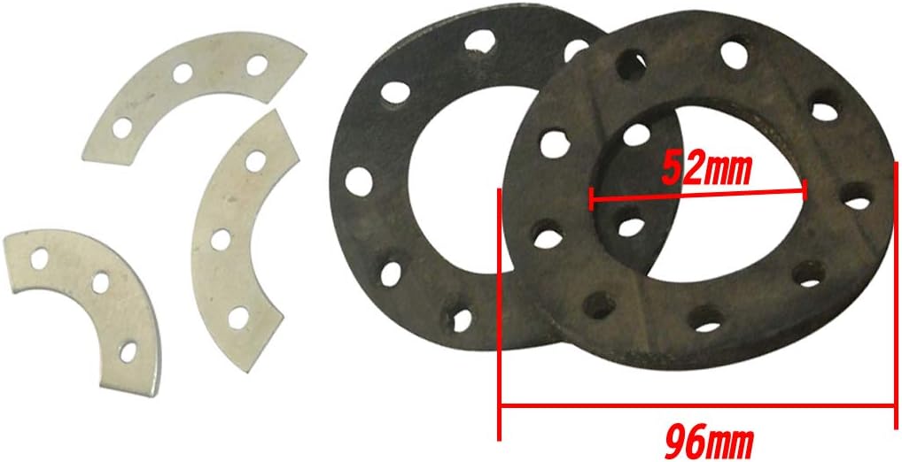 Piñón de rueda de 35 dientes 35T con kit de montaje de piñón trasero de 9 agujeros para bicicleta motorizada de 49cc 50cc 66cc 80cc