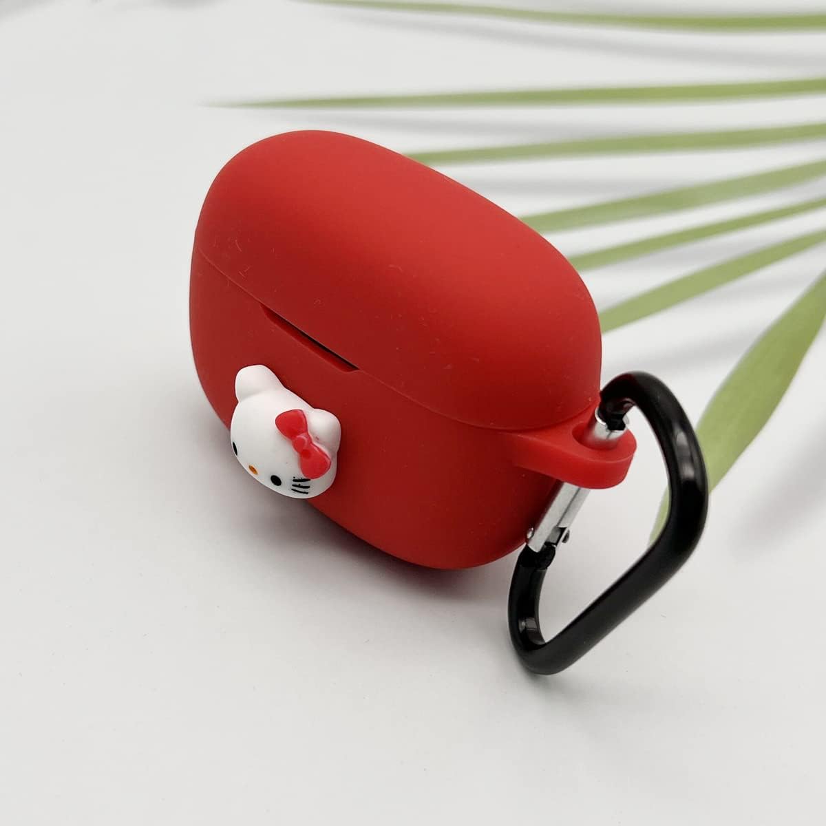 Bonita funda para JBL Vibe 200TWS, Wave 200TWS True Wireless Earbuds, Seadream Cartoon Kawaii 3D Cat Earphones, funda protectora de transporte con