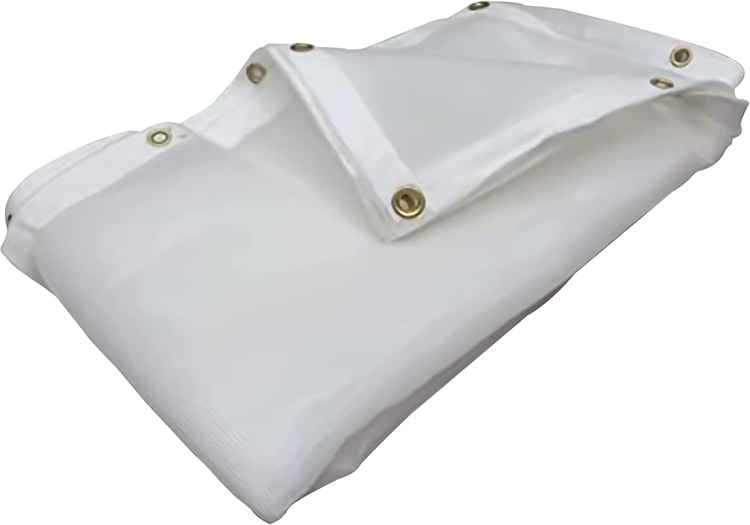 Tarps Now – Lonas de malla de tela, (10 x 10 pies) – Cubierta protectora de punto resistente con ojales – Trampa para sombra del 75% para patio,