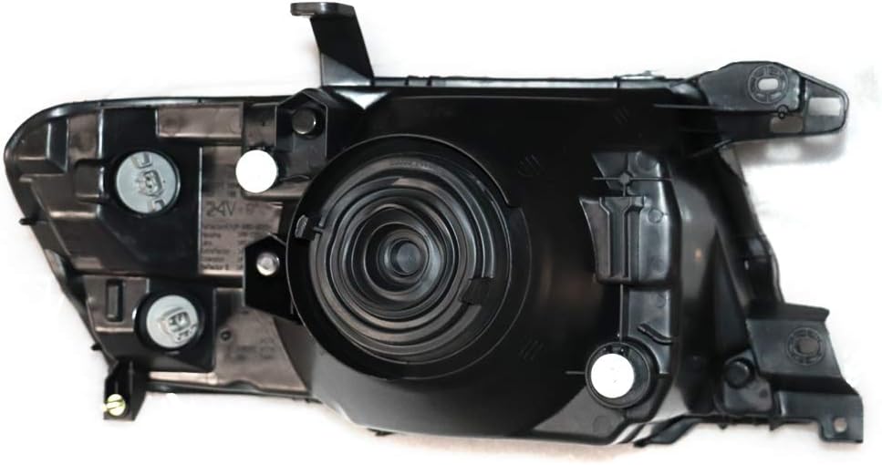 Par de faros delanteros izquierdo + derecho con bombillas para Mitsubishi Pajero Montero 2000-2006
