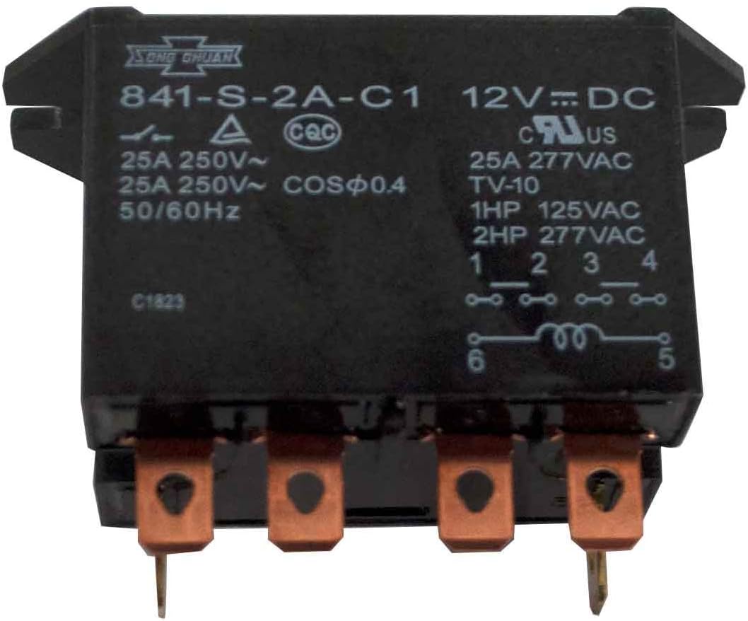 Miller 223710Relay, Encl 12VDC DPST-NO 25A 6Pin Brida