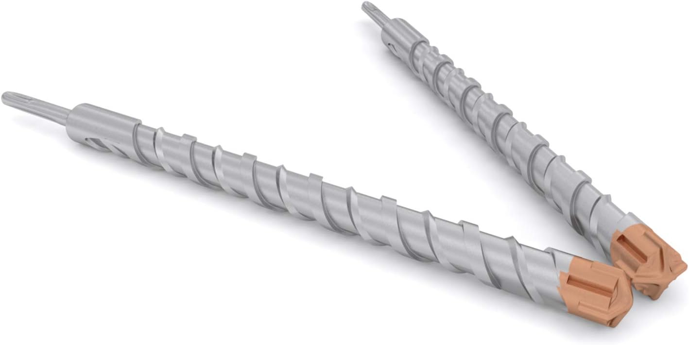 TANG SDS Plus – Broca de martillo de roatría de 1-38 pulgadas x 13-34 pulgadas para instalación de paneles de valla al aire libre, kit de valla de