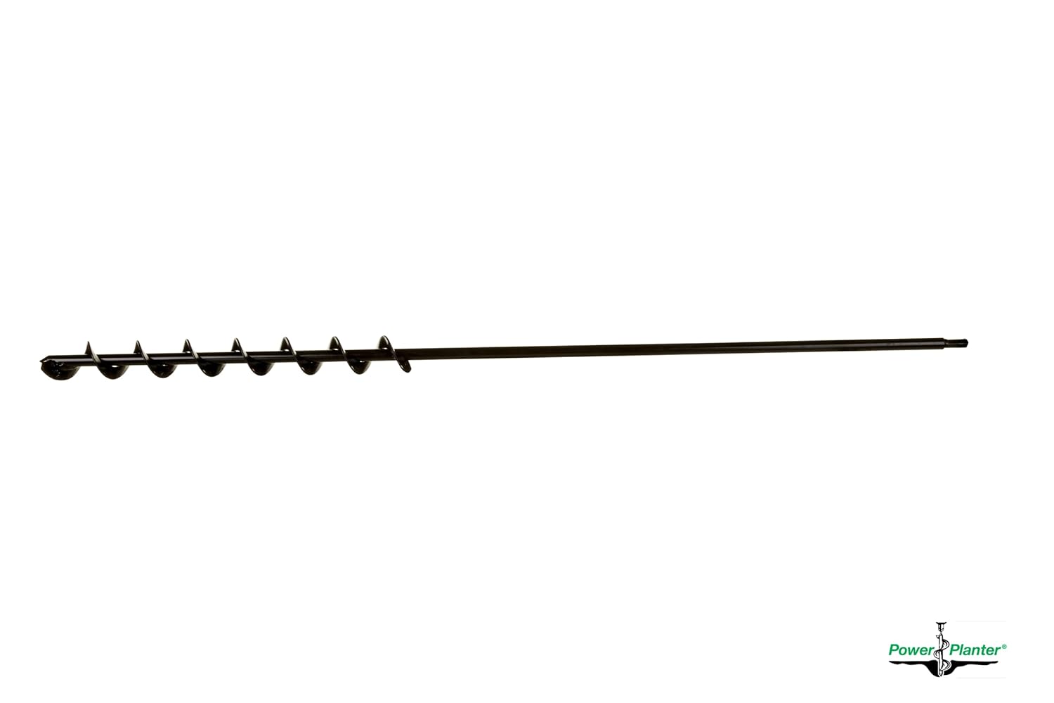 Power Planter Taladro de bombilla y herramienta para plantas de cama, broca de taladro de jardín de 2 x 48 pulgadas con accionamiento hexagonal