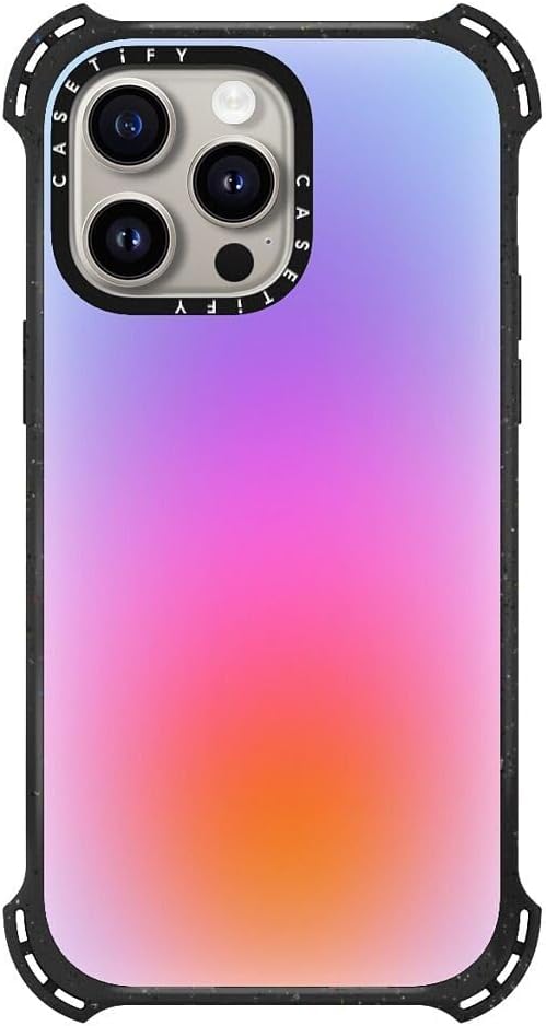 CASETiFY Funda Bounce para iPhone 15 Pro Max 6 veces probada contra caídas de grado militar, protección contra caídas de 21.3 pies, compatible con