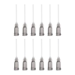uxcell 20 agujas dispensadoras de plástico de 16 G, tubo de aguja de pegamento PTFE de 1 pulgada, puntas de bloqueo Luer Blunt con aguja flexible de uxcell 20 agujas dispensadoras de plástico de 16 G, tubo de aguja de pegamento PTFE de 1 pulgada, puntas de bloqueo Luer Blunt con aguja flexible de