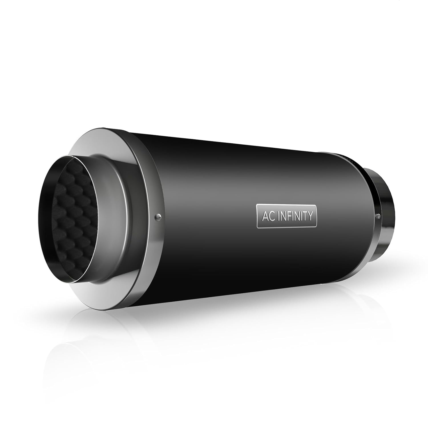 AC Infinity Silenciador de ventilador de conducto en línea, silenciador de reducción de ruido de 6 pulgadas para sistemas de ventilación de tienda