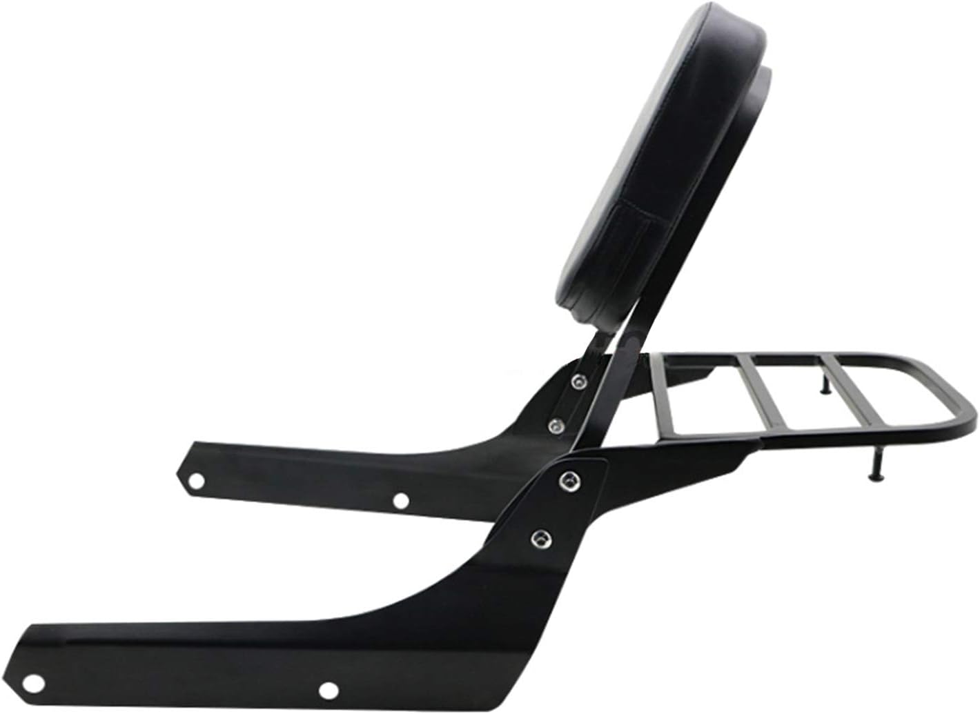 Nuevo respaldo Sissy Bar portaequipajes compatible conrepuesto para Honda VT750 Shadow Spirit 2007-2014 Honda VT750C2B Shadow Phantom 2010-2017