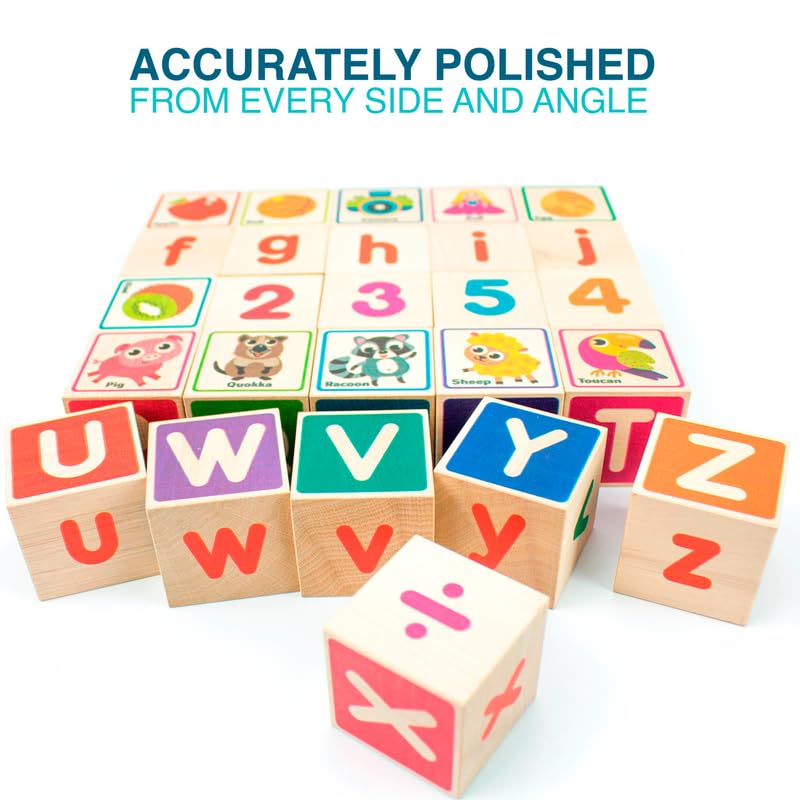 QUOKKA Multipack de alfombrillas de juego para bebés para piso y bloques ABC