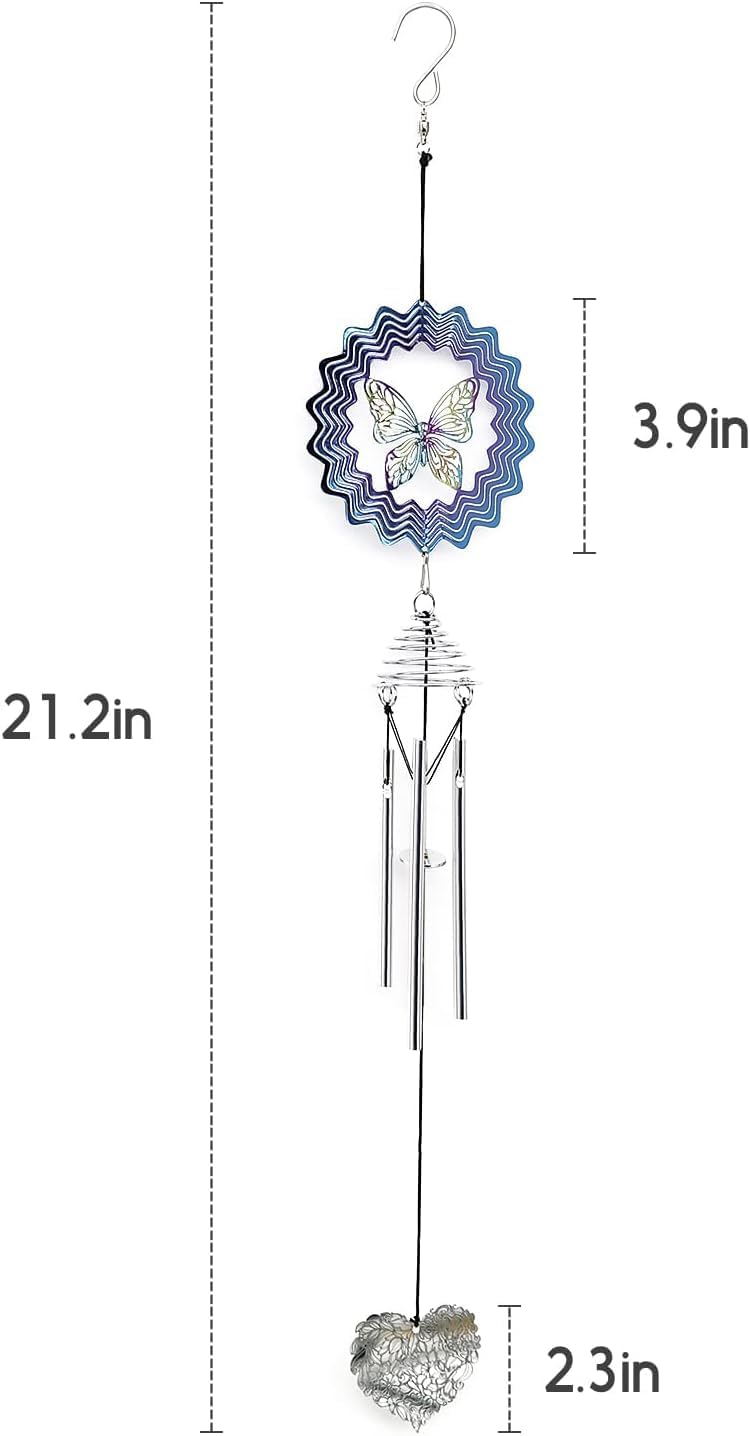 Campanilla de viento de jubilación, regalos de jubilación para mujeres, profesores, enfermeras, regalos para jubilados para compañeros de trabajo,