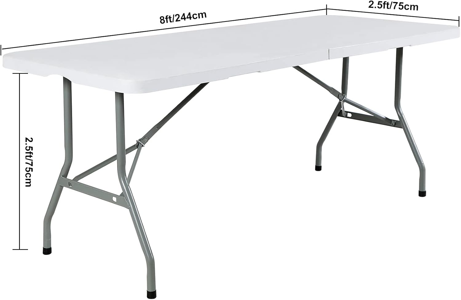FORLIFE – Fundasmanteles de elastano, de ajuste universal para mesas rectangulares de 8 pies, para patios, bodas, banquetes, fiestas (8 pies, morado)