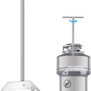 Trajihye Llave para desatascar basura, compatible con Waste King, Moen e InSinkErator – Eliminación rápida de bloqueo desde arriba del fregadero Trajihye Llave para desatascar basura, compatible con Waste King, Moen e InSinkErator – Eliminación rápida de bloqueo desde arriba del fregadero