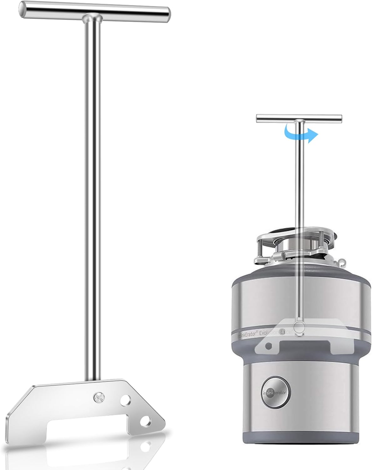 Trajihye Llave para desatascar basura, compatible con Waste King, Moen e InSinkErator – Eliminación rápida de bloqueo desde arriba del fregadero