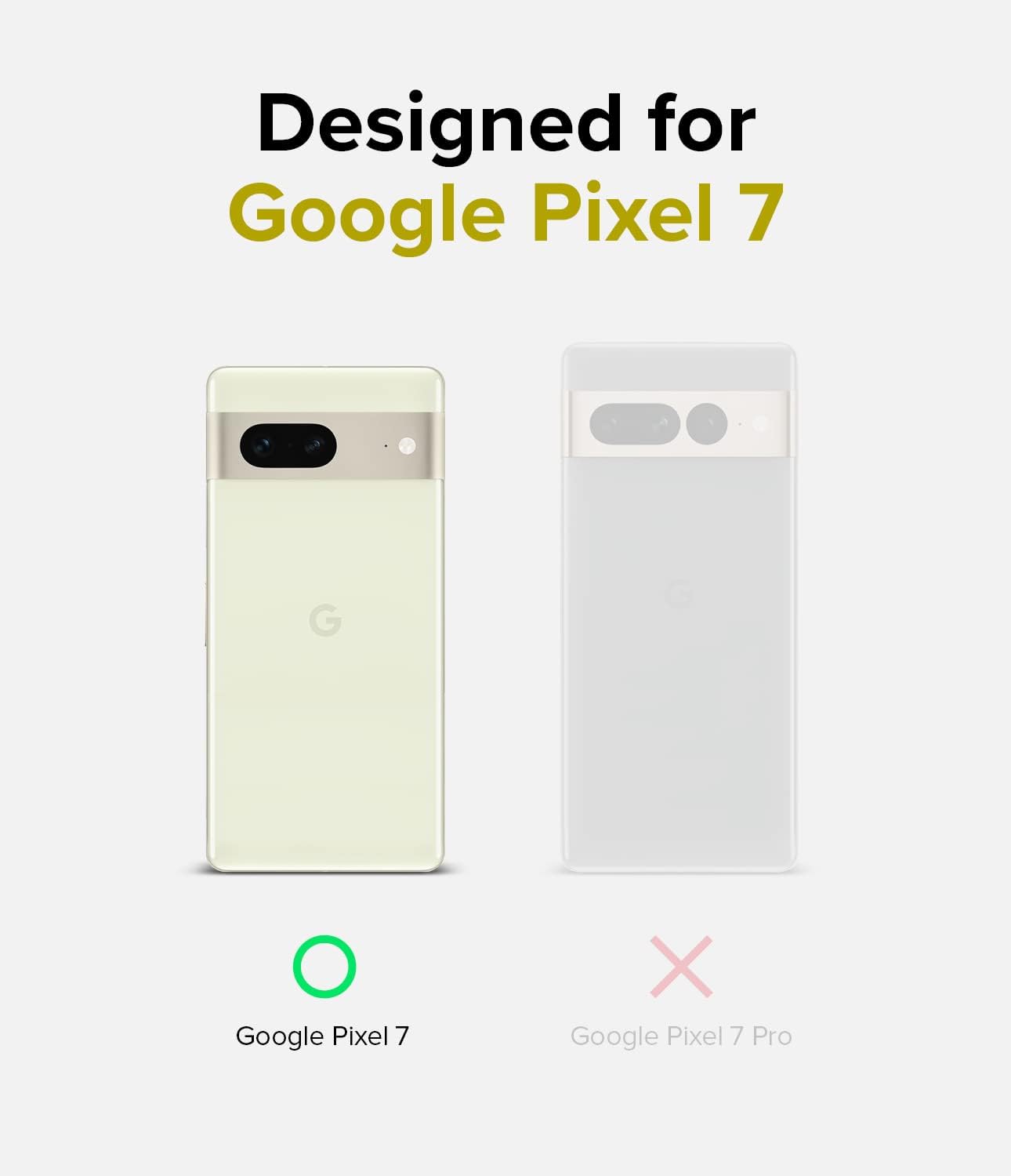 Ringke Fusion recortes precisos para lentes de cámara Compatible con Google Pixel 7, a prueba de golpes, transparente, para mujeres, hombres,