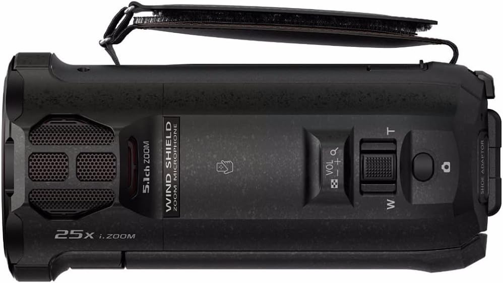 Panasonic Videocámara HC-VX870 4K Ultra HD con zoom avanzado y grabación de alta resolución, tamaño compacto y calidad de video superior con