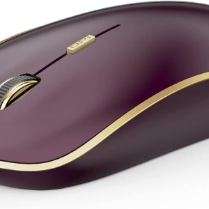 JOYACCESS Ratón inalámbrico para ordenador portátil-rojo vino JOYACCESS Ratón inalámbrico para ordenador portátil-rojo vino