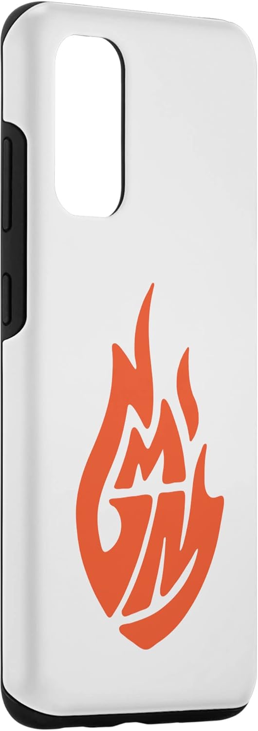 Funda para Galaxy S20 GMM Flame Logo (blanconaranja)