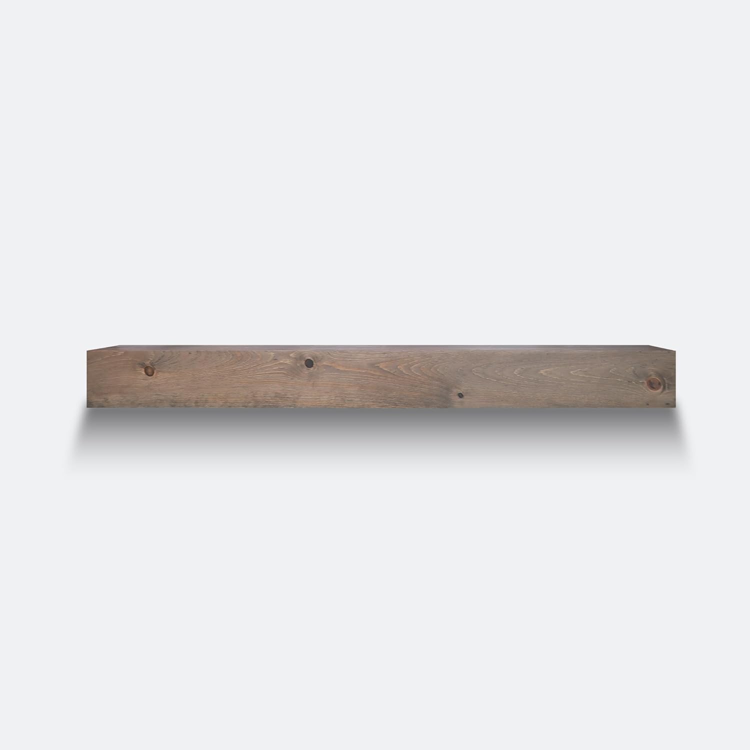 URBANDI Moderno repisa de chimenea, contemporáneo, manto flotante, estante, hecho a mano, (gris, 84 pulgadas de largo x 6 pulgadas de alto x 8
