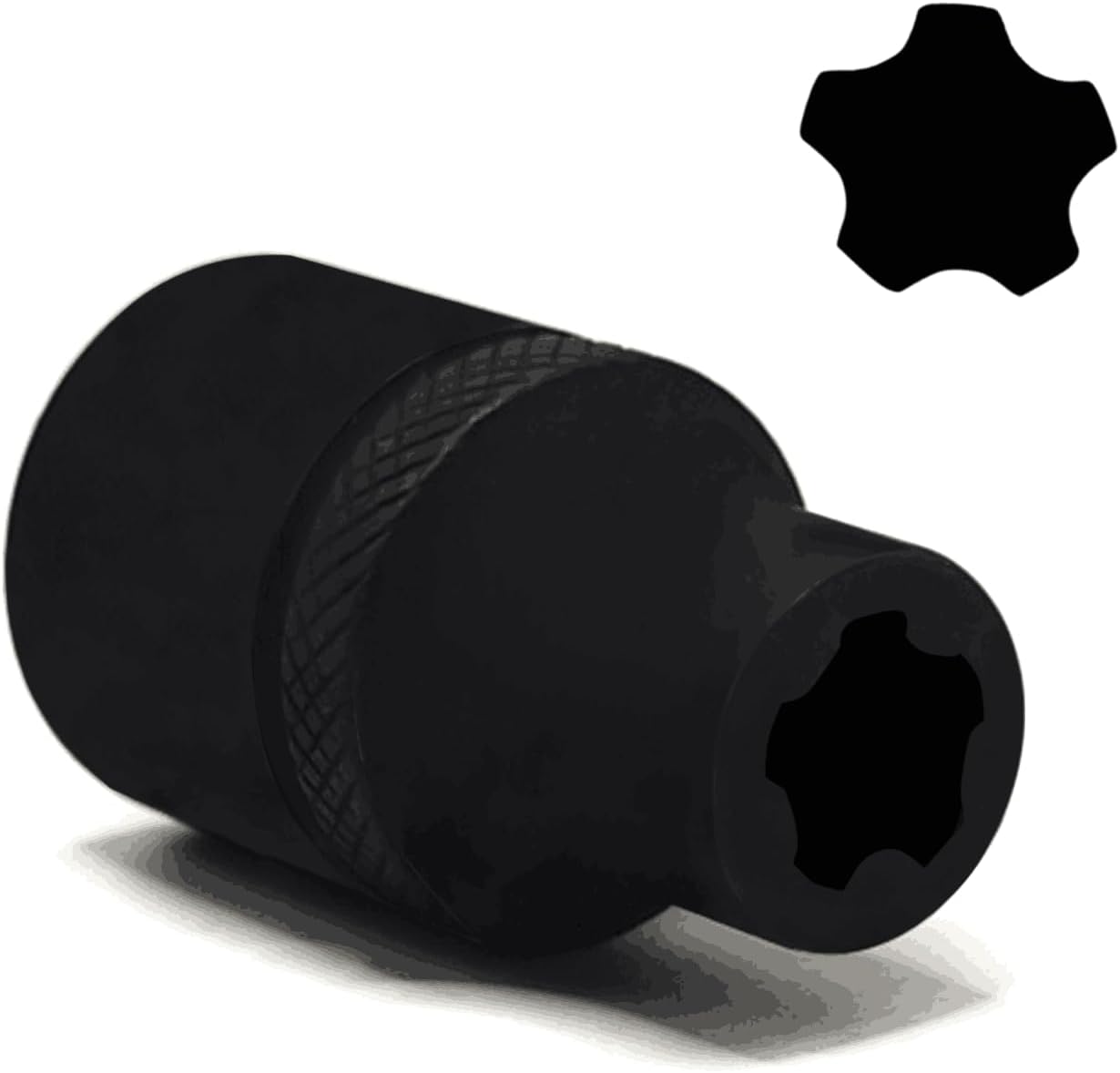TSPTL 5 enchufes Torx externos, Torx Plus Socket 14″ Dr 10EPR Compatible con Tesla Model 3 Parachoques delantero y fijación de matrícula, conector