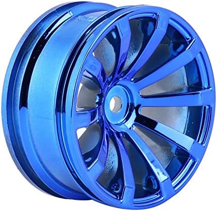 Ruedas de plástico para automóvil a control remoto, diámetro de 2.047 in para escala 110 en carretera, Touring Racing Drift Car Traxxas HSP HPI
