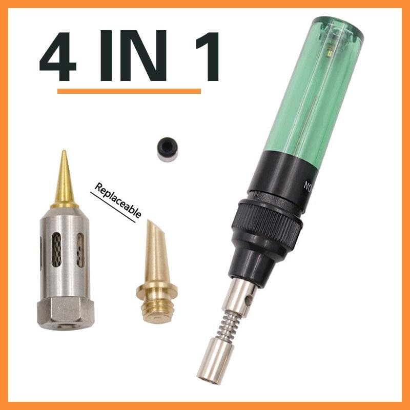 Kit de soldador con 2 unidades de alambre de soldadura de aluminio de acero inoxidable, 110 V 60 W, kit de pistola de soldadura automática con una