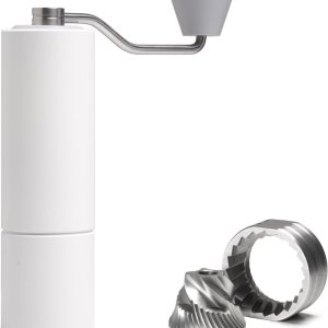 TIMEMORE Molinillo de café manual, plegable, de acero inoxidable, rebabas cónicas, castaño, C2 Max, capacidad de ajuste ajustable interna, 1.06 oz, TIMEMORE Molinillo de café manual, plegable, de acero inoxidable, rebabas cónicas, castaño, C2 Max, capacidad de ajuste ajustable interna, 1.06 oz,