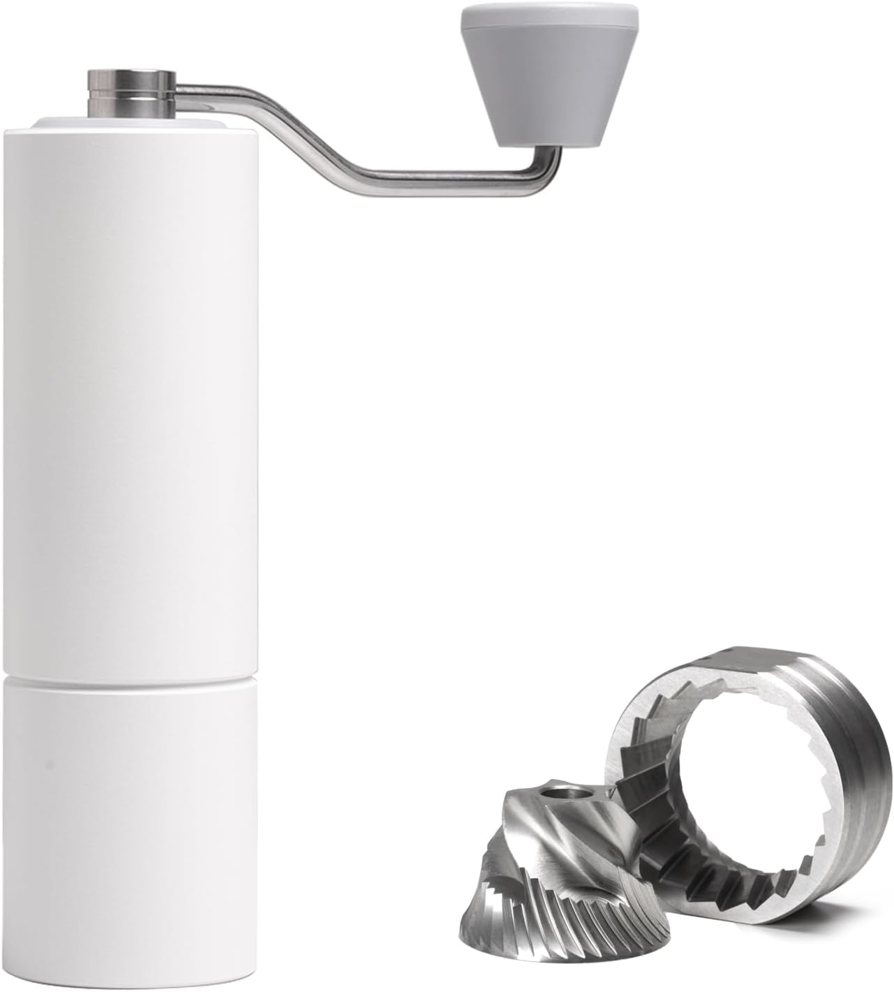 TIMEMORE Molinillo de café manual, plegable, de acero inoxidable, rebabas cónicas, castaño, C2 Max, capacidad de ajuste ajustable interna, 1.06 oz,