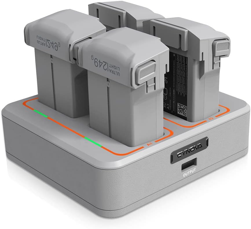 Cargador de batería de dron 2023 para DJI Mini 3 Pro, 4 en 1 Hub de carga paralelo rápido Pieza de accesorio para drones