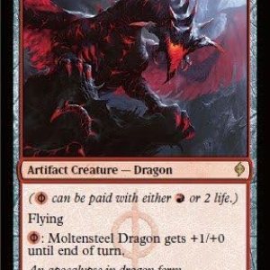 Magic the Gathering – Dragón de acero fundido – Nueva Phyrexia Magic the Gathering – Dragón de acero fundido – Nueva Phyrexia