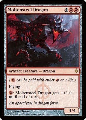 Magic the Gathering – Dragón de acero fundido – Nueva Phyrexia