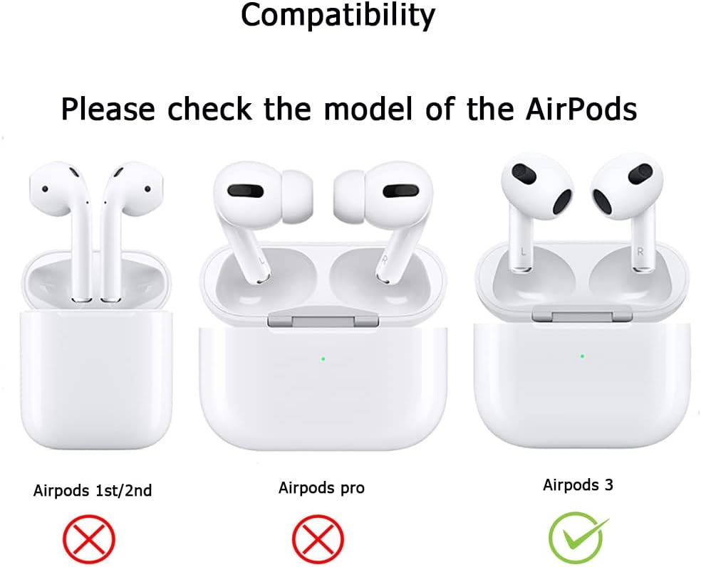 Protector antipolvo de metal de lujo compatible con Airpods de 3 generación 2021, película a prueba de polvo, adhesivo a prueba de polvo, ultra