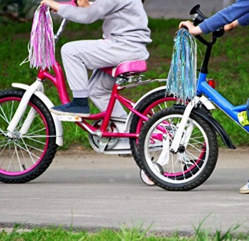 Manillar de bicicleta para niños, diseño de bandoleras coloridas
