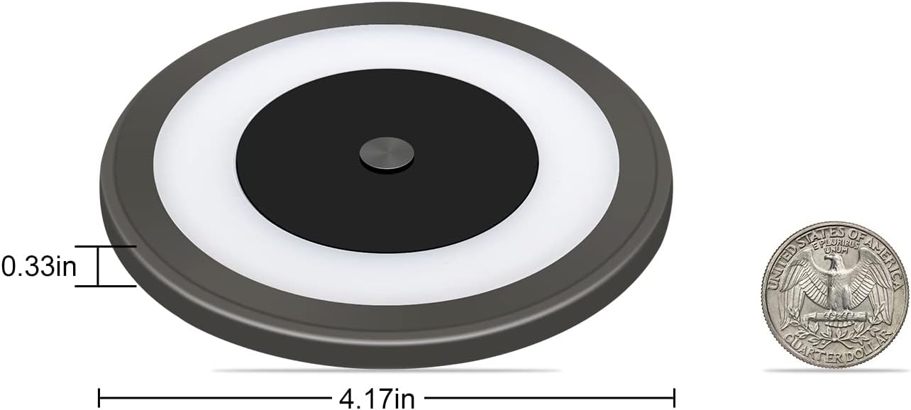 Luz LED de techo para cámper, 12 V, luz de disco regulable con interruptor de atenuación táctil, iluminación interior para caravana, barco, cámper,