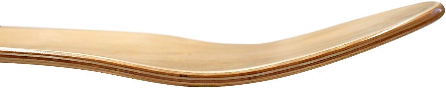 Yocaher Patineta en blanco Pro Canadian Maple Blank Tabla doble kicktail. Pro Skateboard Deck Tamaño 7.5, 7.75, 8.0, 8.25, 8.5 Colores Natural,