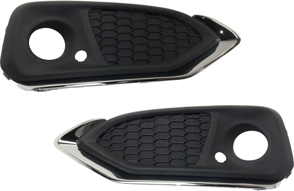 KarParts360 Para 2016 2017 2018 ACURA RDX – Bisel de luz antinieblacubierta para el lado del conductor y el pasajero, sustituye a AC1038113